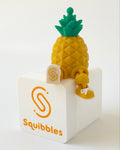 Squibbles Fruit Straw Topper - Pineapple | Cute Collectible Sneaker Fruit for Tumblers | Scented Box